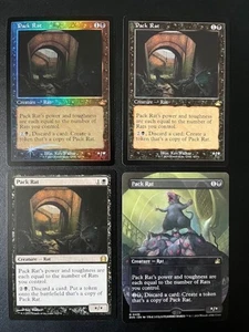 MTG- Pack Rat x4 (One is FOIL) - Picture 1 of 1