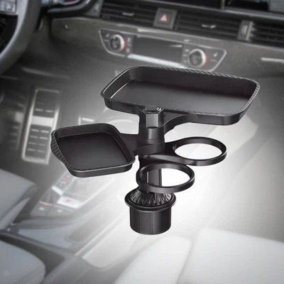 Car Cup Holder Expander Tray Adjustable Easily Install for Rvs, Auto Trucker - image 1 of 4