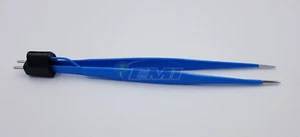 Pinzas de empuje de riego bipolar americano rectas reutilizables L: 16 cm punta: 1 mm - Imagen 1 de 4