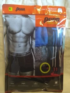 Penn Men’s 3 Pack Performance Fit Boxer Briefs Szs S, XL, XXL. Assorted Colors - Picture 1 of 11