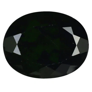 3,23k wunderschön oval (10x8mm) unbeheizt/unbehandelt grün Chrom Diopsid - Bild 1 von 1