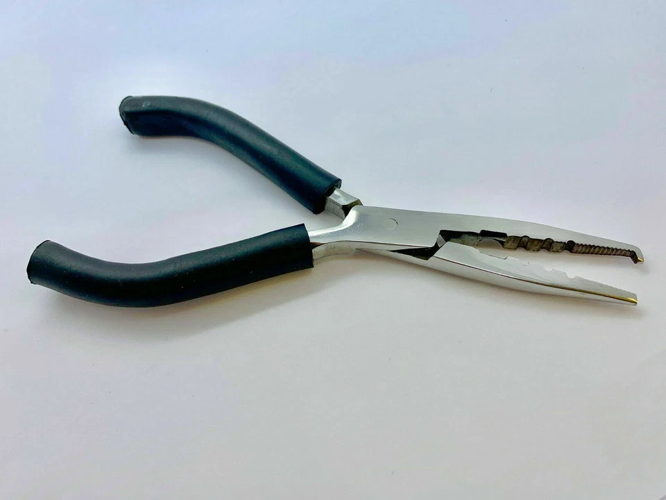 Gebogene Nasenzange, Langer Zangenspieß, Köder, Hakenlöser, 15cm - Bild 1 von 1