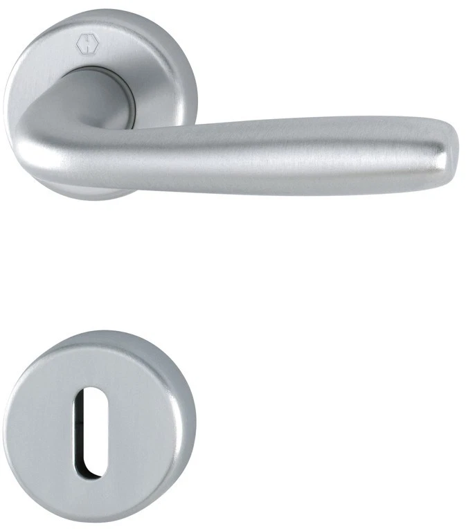 Maniglie porte interne Maribor Hoppe alluminio cromo satinato - Immagine 1 di 1