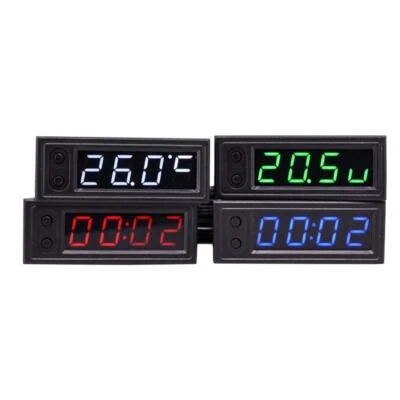 Temperatur Anzeige Led Uhr Clock Auto Kfz Digital 3in1 Digital Led Uhr Clock