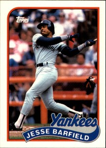 1989 (YANKEES) Topps Traded Tiffany #7T Jesse Barfield