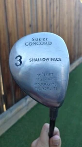 Super Concorde Shallow Face 16 Degree 3 Wood w/ Graphite Shaft RH Golf - Picture 1 of 11