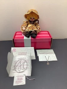 Marie Osmond Rag A Muffin 8” Pumpkin Spice Doll W/Box,Necklace,Certificate - Picture 1 of 5