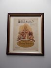 Snow White And The Seven Dwarfs Original Advertising Print Framed Ealy 1900'S