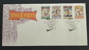 1989 Australia Stage & Screen Film Stars Music Actress Singers 4v Stamps FDC