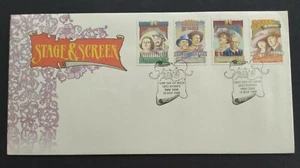 1989 Australia Stage & Screen Film Stars Music Actress Singers 4v Stamps FDC - Picture 1 of 2