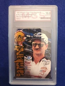 1996 Wheels Viper #R3 Dale Earnhardt Die Cut Copperhead Card Graded 10.0 Gem MT - Picture 1 of 3