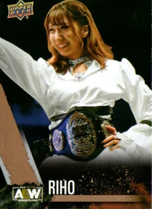 Upper Deck AEW Wrestling 2021 - Gold Parallel #25 RIHO - Imagen 1 de 2