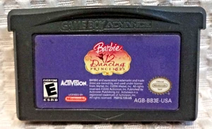 NINTENDO GBA GAME BOY ADVANCE BARBIE 12 DANCING PRINCESSES CARTRIDGE - TESTED! - Picture 1 of 3