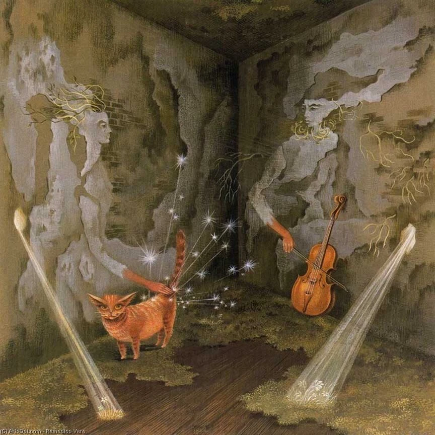 Cosmic Energy : Remedios Varo : Archival Canvas Art - Image 1 of 1
