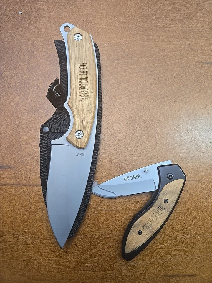 Antiguo temporizador 2 piezas clip carpeta y hoja fija combo B1002 Foto 1 de 4