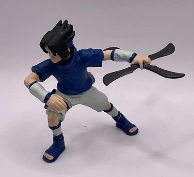 Figura de acción 2002 Sasuke Uchiha 2,5" Naruto Shonen Jump Shippuden Toonami Foto 1 de 3