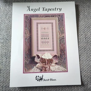Just Nan ANGEL TAPESTRY Counted Cross Stitch Pattern JN041 & Embellishment Pack2 - Picture 1 of 7