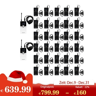 Retekess TT116 Wireless Tour Guide System Translation Device for Tour Church