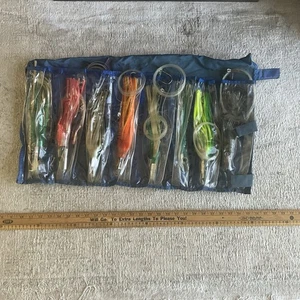 Saltwater Big Game Offshore Marlin, Maui, Wahoo, Dorado,Tuna Lures and Case - Picture 1 of 10