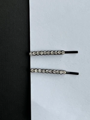 Pair Of Hair Pins With Crystals - Image 1 of 2