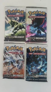 4x BOOSTER PACKS SIGILLATO SEALED ARTSET BUSTINE POKEMON NERO E BIANCO 2011 BASE - Picture 1 of 3
