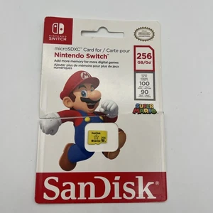 SanDisk 256GB microSDXC Memory Card For Nintendo Switch SDSQXAO-256G-GNCZN - Picture 1 of 2