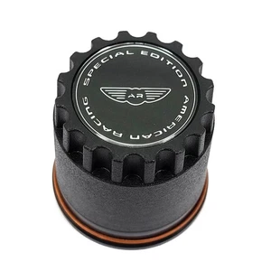 American Racing Matte Black Center Cap 3-9/16"ODub Closed for VN47 Vector 898002 - Picture 1 of 4