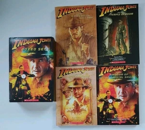 Indiana Jones 4 Boxed Book Set - Last Crusade, Raiders, Temple Of Doom, Crystal - Bild 1 von 2