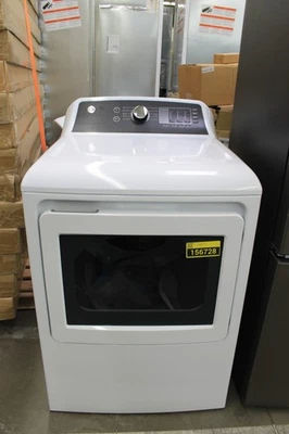 GE GTD58EBSVWS 27" Blanco 7,4 ft³ Secadora eléctrica de carga frontal ft NOB #156728 Foto 1 de 4