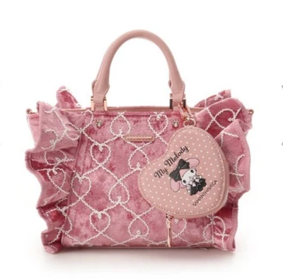 SAMANTHA VEGA Sanrio Japan My melody Flutter mini bolsa de ombro 2way 2025 NOVA - Imagem 1 de 4