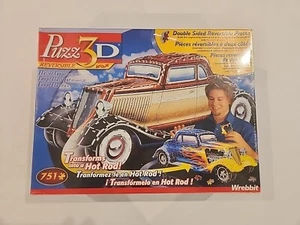 Wrebbit Puzz-3D HOT ROD COUPE - 751 Piece Reversible - 3D Jigsaw Puzzle 2004 - Picture 1 of 2
