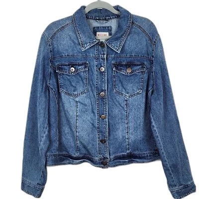 Mossimo Supply Co Oversized Denim Jacket Size 3 - Image 1 of 4