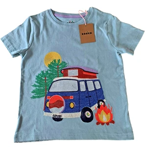 MINI BODEN Unique "CAMPER VAN" Superstitch Shirt. 4-5 Years. Great Gift Idea! - Picture 1 of 15