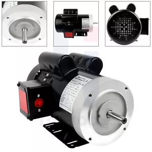 Motor eléctrico de 2 hp 56C marco 1750 rpm eje monofásico 5/8" TEFC 60 HZ - Imagen 1 de 12