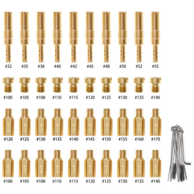 40Pcs For PWK Keihin OKO Carbs Carburetor Main Jets with Slow Pilot Jets Set New - Image 1 of 4
