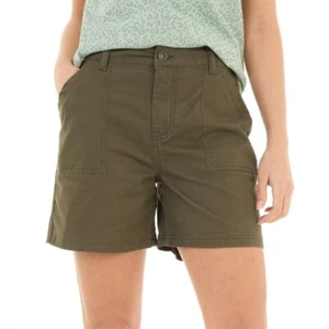 Bench Womens Kannon Combat Shorts - Khaki Green - Picture 1 of 4