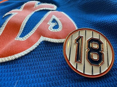 New York Mets Darryl STRAW Strawberry Hall Of Fame Enamel Pin #18 - Image 1 of 2