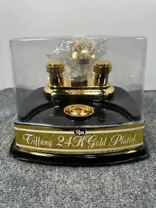SPA FAUCET COMPANY DESIGNED 24K GOLD PLATED BATHROOM FAUCET - NEW IN PACKAGE - Picture 1 of 6