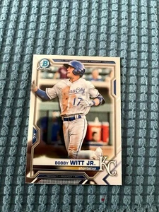 BOBBY WITT JR. 2021 Bowman Chrome Prospect #BCP-1 New Mint In Hand - Imagen 1 de 2