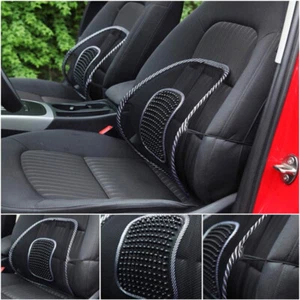 Vehicle Large Leather Studded Lumbar Support _t - Picture 1 of 12