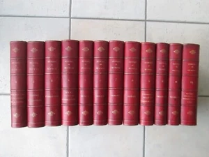BUFFON : OEUVRES COMPLETES, 1853. 12 volumes in-4, 156 planches coloriées. - Picture 1 of 24