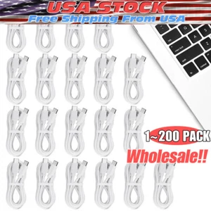 USB-C to USB C Type-C Super Fast Charging Data SYNC Charger Cable Cord 3/6FT Lot - Picture 1 of 19
