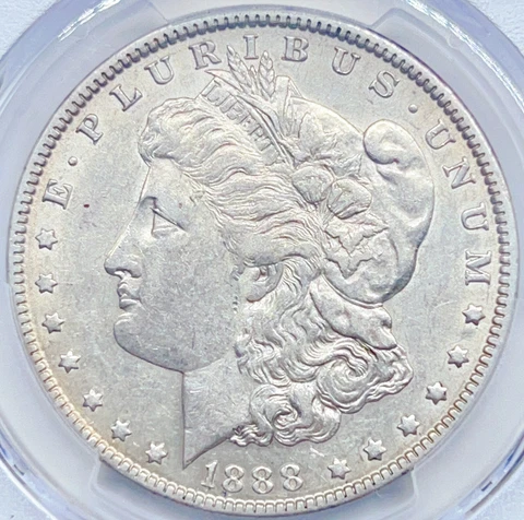 1888-O Vam-4 PCGS XF45 Morgan Silver Dollar Hot Lips 111843 Cover