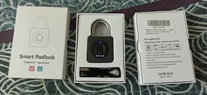 Smart Fingerprint Padlock Bluetooth App Control - Picture 1 of 7