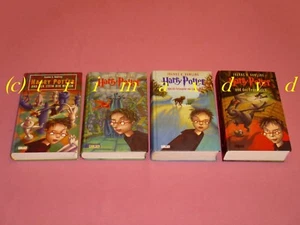 Harry Potter Band 1-4 _ Gebundene Ausgaben _ Joanne K. Rowling _Gebundene Bücher - Bild 1 von 5
