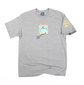 Vtg 1984 NIKE Cascade Run Off T-SHIRT Mens 50/50 Blue Tag Portland - Picture 1 of 8