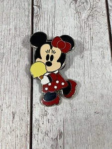 DISNEY CUTE CHARACTERS PIN BADGE MINNIE MOUSE WITH ICE CREAM - Picture 1 of 6
