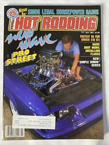 1987 July Popular Hot Rodding Magazine Basic Body Work Installing Flares (MH504)