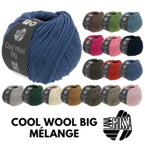 Lana Grossa COOL WOOL BIG MÉLANGE 50 g extrafeine Merinowolle 120 m - Bild 1 von 24