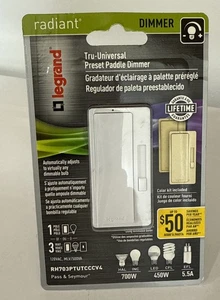 Legrand Strahler Tru-Universal 700 Watt einpolig/3-fach LED/CFL/Glühlampe Di - Bild 1 von 10